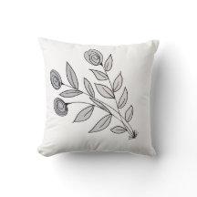 Moderne Schwarz-weiße Blumen