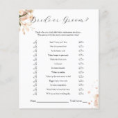 Moderne Schwarz-weiße Brautparty-Braut oder Gräuel Flyer (Vorne)