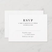 Moderne Schwarz-weiße Classic UAWG Enclosure Card Begleitkarte (Vorne/Hinten)