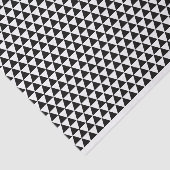 Moderne Schwarz-weiße Dreiecke Chic Custom Gift Wr Seidenpapier (Ausschnitt)