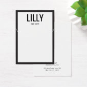 Moderne Schwarz-weiße Grenzschutzkarte (Schreibtisch)