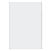 Moderne Schwarz-weiße Hochzeit und Goldhochzeit -  Tischnummer (Rückseite)