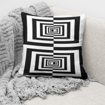 Moderne Schwarz-weiße Minimalistisch Geometrie
