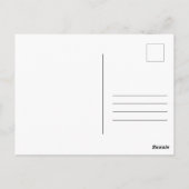 Moderne Schwarz-weiße Musiknoten Foto Save the Dat Postkarte (Rückseite)