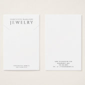 Moderne Schwarz-weiße Netzwerkkarten (Vorne & Hinten)