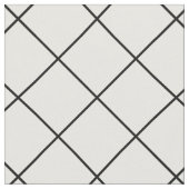 Moderne Schwarz-weiße Plätze Karo Lines Muster Stoff (Nahaufnahme)