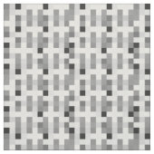 Moderne schwarz-weiße Quadrate Prüfmuster Stoff (Muster)