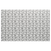 Moderne schwarz-weiße Quadrate Prüfmuster Stoff (Fat Quarter (45,7 x 55,9 cm))