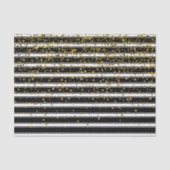 Moderne Schwarz-weiße Seidenpapier (Vorderseite)