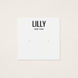 Moderne Schwarz-weiße Stuhlvorführkarte