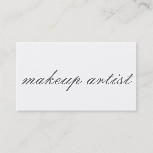 Moderne, Schwarz-weiße, trendige Visitenkarte (Vorderseite)