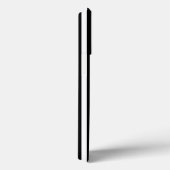 Moderne Schwarz-weiße vertikale Streifen niedlich  Case-Mate iPhone Hülle (Rückseite / Rechts)