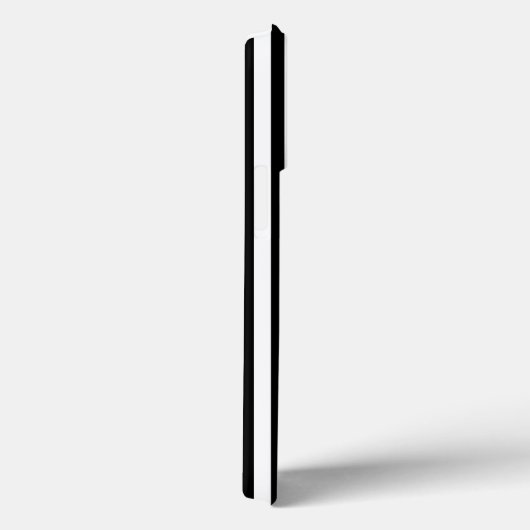 Moderne Schwarz-weiße vertikale Streifen niedlich  Case-Mate iPhone Hülle (Rückseite / Rechts)
