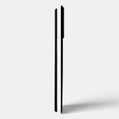 Moderne Schwarz-weiße vertikale Streifen stilvoll  Case-Mate iPhone Hülle (Rückseite / Rechts)