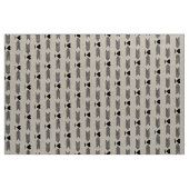 Moderne schwarze Arrow-Herzen Stoff (Yard (91,4 cm))