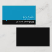 Moderne schwarze Bar-Netz-Entwurfs-Geschäfts-Karte Visitenkarte (Vorne/Hinten)