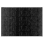 Moderne schwarze Beschaffenheit Schneidebrett (Vorderseite)