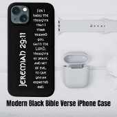 Moderne Schwarze Bibel Verse Case-Mate iPhone Hülle