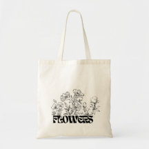 Moderne Schwarze Blume Grafik und Text