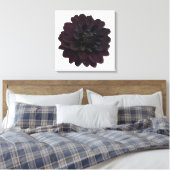 Moderne Schwarze Blume Leinwanddruck (Insitu (Schlafzimmer))