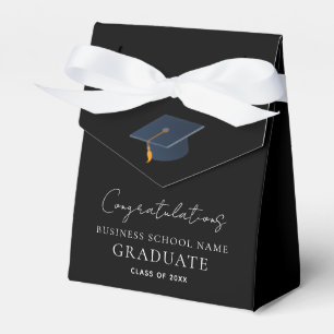 Moderne schwarze Business School-Erfolgs und Jahr Geschenkschachtel