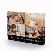 Moderne Schwarze Collage für Großpappenblock-Foto Fotoblock (Rechts)