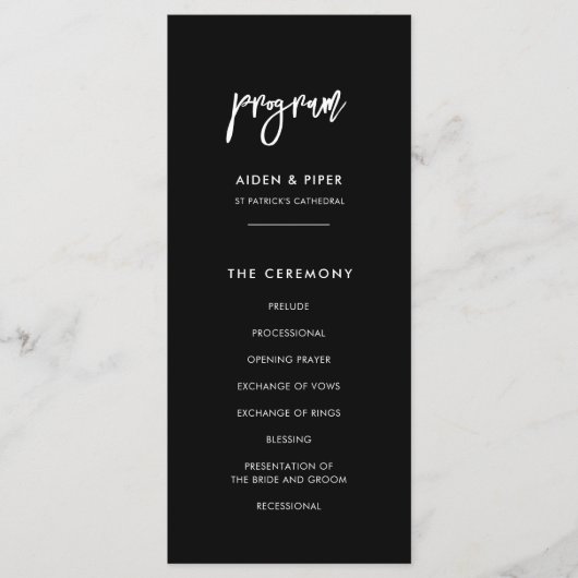 Moderne, schwarze Doppelsicke schlank Programm (Vorderseite)