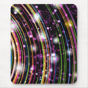 Moderne, schwarze, farbige Mousepad