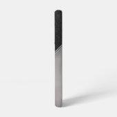 Moderne Schwarze Geometrie Samsung Galaxy Hülle (Linke Seite)
