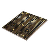 Moderne Schwarze Gold Fliese (Seite)