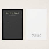 Moderne schwarze Grenzverlaufskarte mit Kohle (Vorne & Hinten)