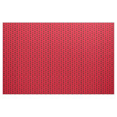 Moderne schwarze Herzen auf rotem Valentinmuster Stoff (Yard (91,4 cm))