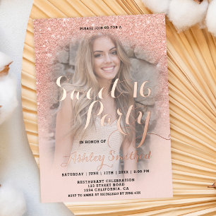 Moderne schwarze Hochzeitsschrift Foto Goldfolie E Folieneinladung