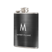 Moderne Schwarze Imitate aus Monogramm, aus gebürs Flachmann (Links)