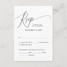 Moderne Schwarze Kalligrafie, Hochzeitessen, UAWG 