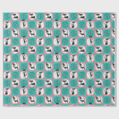 Moderne Schwarze Katzen - Geschenkwrap aus dem Mit Geschenkpapier (Flach)