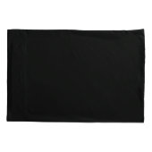 Moderne schwarze Kissenbezug  (Rückseite)