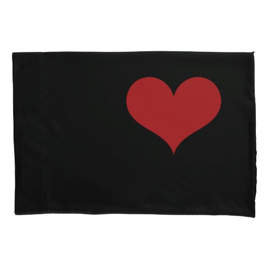 Moderne schwarze Kissenbezug  (Vorderseite)