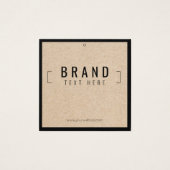 Moderne Schwarze Kleidung dank Hang Tags (Vorderseite)