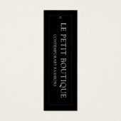 Moderne schwarze Kleidung Größe Diagramm Swing Pre (Vorderseite)