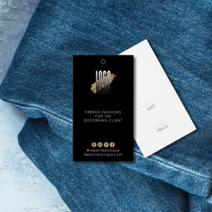 Moderne schwarze Kleidung Preis mit Logo