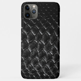 Moderne schwarze Krokodil Case-Mate iPhone Hülle