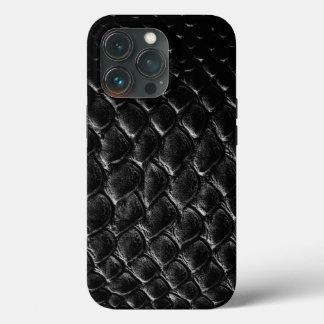 Moderne schwarze Krokodil Case-Mate iPhone Hülle