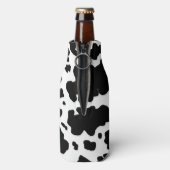 Moderne schwarze Kuh-Spots drucken Flaschenkühler (Flasche Rückseite)