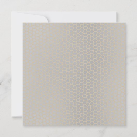 MODERNE SCHWARZE LEOPARD BACHELORETTE EINLADUNG (Rückseite)