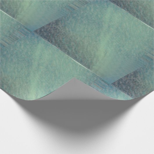 MODERNE SCHWARZE LICHTLINIE GRÜNE GESCHENKPAPIER (Ecke)