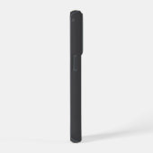 Moderne schwarze, minimalistische Monogramm Case-M iPhone Hülle (Rechte Seite)
