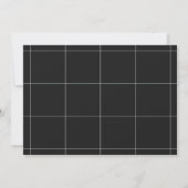 Moderne Schwarze Minze Foto Ankündigung (Rückseite)