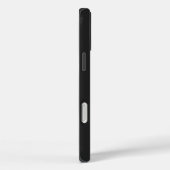 Moderne Schwarze Monogramm-Initialen zeitgemäß Case-Mate iPhone Hülle (Rückseite / Rechts)