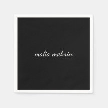 Moderne schwarze Monogramm-Schrift-Design